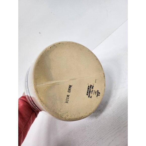 Vintage 1989 Roosevelt Pottery Large Goose Cookie Jar Farmhouse Country 12" - Picture 10 of 13